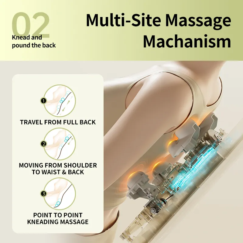 Điện Shiatsu Massage mat đầy đủ cơ thể nhào bọt rung massage nệm với nhiệt