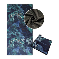 Serviette de plage en tissu personnalisée, antidérapante, absorbante, séchage rapide, légère, serviette de yoga, vente en gros d'usine
