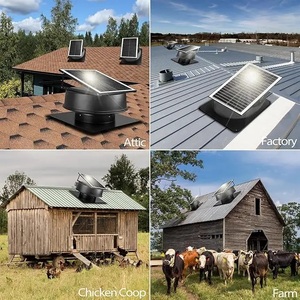 Ventilazione ad energia solare efficiente per serra/fabbrica/azienda agricola/pollaio/allevamento di animali esumazione ventilatore solare - Product Image 2