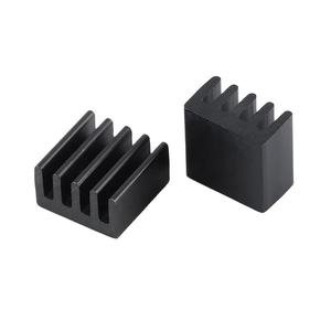 XLW 10個プレミアムミニアルミニウムヒートシンクブラック8.8*8.8*5MM 8.8x8.8x5mmラズベリーパイ用冷却シンク - Product Image 2