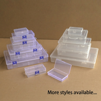 Boîtes en plastique recyclables de petite taille, directement de l'usine, mini emballages pour exposition, cadeaux, cartes à jouer, cartes de visite, vis, outils