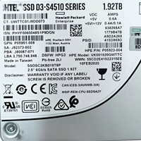 P05923-004 pour HP 1,92 To SATA 6 Gbit/s SSDSC2KB019T8P Disque SSD 2,5 pouces à lecture intensive