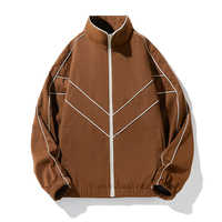 2024 nouveau Style OEM conception personnalisée de haute qualité hommes Logo personnalisé et meilleur tissu impression entraîneurs vestes pour hommes