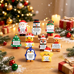 Kit de Pâte à Modeler Auto-Durcissante DIY pour Desserts de Noël 80 Pièces+ Ensemble d'Artisanat de Fêtes avec Colle Crème Non Toxique Boîte Cadeau Vente en Gros OEM ODM Usine - Product Image 3