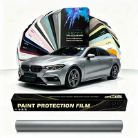 Film de protection de carrosserie automobile en TPU gris Nardo à effet satiné anti-âge, auto-réparateur, protection UV, garantie 10 ans