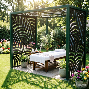 Séparateurs d'ambiance <span class=keywords><strong>pour</strong></span> <span class=keywords><strong>spa</strong></span> et maison, élégants, en WPC, imperméables, résistants à la moisissure, design premium <span class=keywords><strong>pour</strong></span> l'intimité, style moderne - Product Image 1