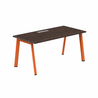 Bureau de direction moderne en bois réglable avec revêtement en poudre époxy durable, table de bureau pour directeur ou superviseur avec tiroir à dossiers