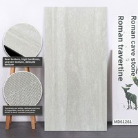 Carreaux de porcelaine en travertin romain 600x1200 mm, style italien, antidérapants, aspect pierre, pour sol et mur extérieur, imitation travertin