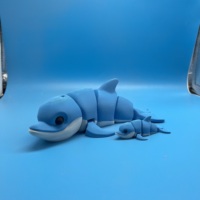 Fabricant direct, ornements de requins créatifs imprimés en 3D, jouets, décorations sur le thème marin, objets d'exposition, animaux pour l'enseignement biologique