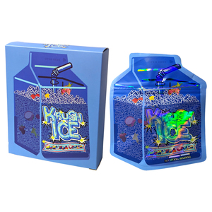 2025 Thiết Kế Mới Matte In 3.5G Mylar Nắp Kéo Dây Kéo Túi Pouch Hình Dạng Không Thường Xuyên Chết Cắt Mylar Túi Cho In Ấn ống đồng - Product Image 2