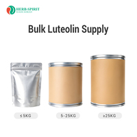 Poudre de Lutéoline Liposomale, Extrait Naturel de Lutéoline en Poudre, Ingrédient Flavonoïde Pur à 98% pour Capsules et Comprimés