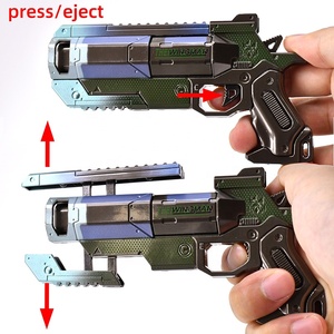 Xinrui nuevo diseño Apexes Legend 13cm Mini pistolas modelo de juguete Auto Press-expulse pistolas juguete azul Metal Craft para niños o adultos regalo - Product Image 5