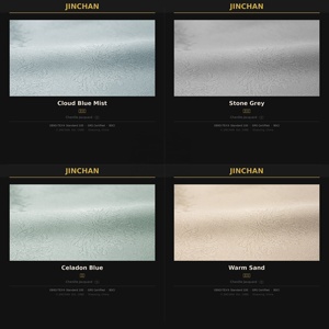 Cortina de Chenilla Opaca de Grado Comercial, Jacquard de Doble Cara, Proveedor para Hoteles, Fabricante para Pedidos al por Mayor y Tamaños Personalizados - Product Image 4