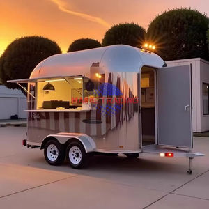 Camión de Comida, Remolque de Comida Móvil, Totalmente Equipado, Carritos de Comida Móviles para Exteriores, Cerveza, Helados, Café, Remolques de Comida Totalmente Equipados - Product Image 3