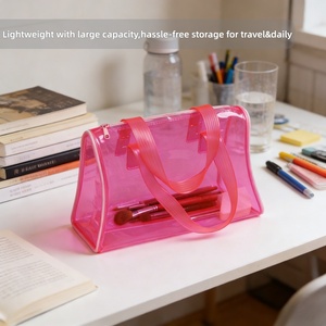 Borsa Impermeabile Personalizzata in PVC con Cerniera, Pochette da Viaggio in TPU per Gioielli, Borsa da Donna, Beauty Case in PVC, Regalo per Signora - Product Image 2