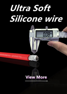 สายไฟซิลิโคนทนความร้อนสูง ขนาด <span class=keywords><strong>10</strong></span> <span class=keywords><strong>AWG</strong></span> 8 <span class=keywords><strong>AWG</strong></span> 6 <span class=keywords><strong>AWG</strong></span> 4 <span class=keywords><strong>AWG</strong></span> 2 <span class=keywords><strong>AWG</strong></span> สายซิลิโคนทองแดง สำหรับแบตเตอรี่รถยนต์ มอเตอร์ - Product Image 2
