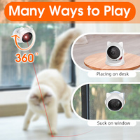 Teaser Cat Laser Toy Interaktives Kätzchen Automatisches Smart Game Aktiv für Katzen USB-Aufladung Indoor Pet