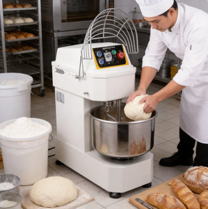 <span class=keywords><strong>Impastatrice</strong></span> Commerciale da 20 Litri 8kg per Farina e <span class=keywords><strong>Pasta</strong></span>, Attrezzatura per Panificazione e Mixer a Spirale per Impasto Pizza - Product Image 1