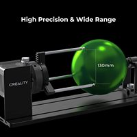 Creality Rouleau rotatif Pro, accessoires de gravure laser, kit 3-en-1 pour Falcon et autres machines à graver