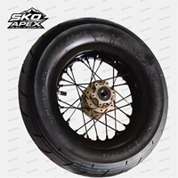 Kit de roues Supermoto SKOAX Elite Series 10 pouces pour Sur-Ron Hyper Bee, moyeu CNC Billet, pneus KENDA, pièces Surron, Mini Dirt