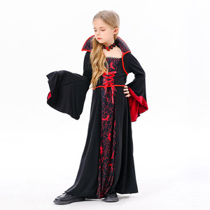 Nuovo arrivo <span class=keywords><strong>strega</strong></span> nera <span class=keywords><strong>Costume</strong></span> festa di Halloween bambini vestito da principessa ragazze eseguono abiti da ballo <span class=keywords><strong>Costume</strong></span> Cosplay - Product Image 6
