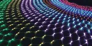 2x2m 3x2m 6x4M 8x10M LED Net lưới chuỗi vòng hoa rèm cửa sổ giáng sinh cổ tích Ánh sáng đám cưới bên bụi - Product Image 5