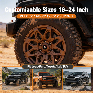 <span class=keywords><strong>ล้อ</strong></span>ฟอร์จ <span class=keywords><strong>KSR</strong></span> สำหรับรถออฟโรด ฟอร์ด บรองโก แรงเลอร์ 4Runner ขนาด 17 18 20 นิ้ว สำหรับรถยนต์ขับเคลื่อน 4 <span class=keywords><strong>ล้อ</strong></span> - Product Image 5