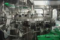 Machine de rinçage, remplissage et bouchage pour bouteilles en verre d'eau et de jus, production sur mesure, approvisionnement direct usine