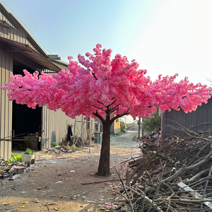 कारखाने प्रत्यक्ष उच्च शक्ति नकली पेड़ कस्टम फीट साकुरा चेरी फूलों का पेड़ रेस्तरां शादी की सजावट के लिए कृत्रिम - Product Image 5