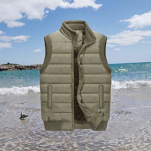 Chaleco Acolchado Impermeable para Hombre, Chaqueta Informal de Invierno, Transpirable, de Secado Rápido, con Bolsillos Laterales - Product Image 3