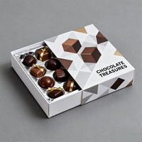 Boîtes en carton rigide coulissantes personnalisées avec logo imprimé pour cadeaux alimentaires, desserts, bonbons, chocolats, emballages de boîtes à tiroirs