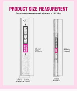 2 in 1 Best <b>Black</b> Waterproof Liquid Eyeliner Pencil Long Lasting Smooth Rotating <b>Winged</b> Holographic Eyeliner Stamp Private Label - Product Image 6
