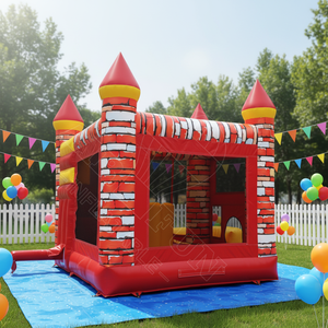 Nuevo diseño inflable Moonwalk Water Bounce House Bouncer Bouncy Castle Combo Jumping Commercial Bounce House para alquiler de fiestas - Product Image 2