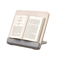 Support de tablette réglable P29 en gros pour le dessin et la lecture avec coussinet de poignet en silicone souple, support pliable en bois à 6 niveaux de hauteur