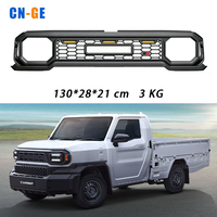 Accessoires Grille de pare-chocs avant ABS pour Toyota Hilux CHAMP TAMARAW 24-26 Style GR Sport Grille avant noire avec feux LED