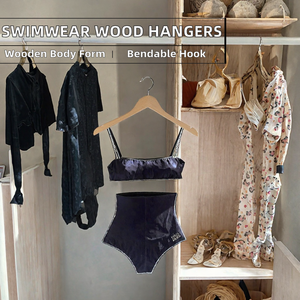 Expositor de madera con forma de cuerpo para trajes de baño, bikinis, ropa interior y sujetadores, para venta al por mayor, para baño - Product Image 2
