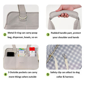 Üreticileri açık seyahat yürüyüş evcil hayvan taşıyıcı çanta taşınabilir kedi seyahat çantası lüks omuz köpek taşıyıcı çanta - Product Image 3