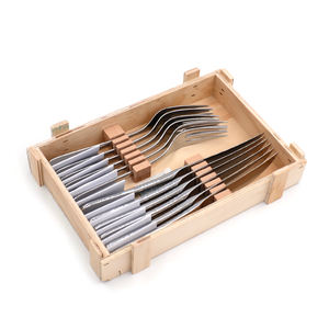 Juego <span class=keywords><strong>de</strong></span> cuchillos <span class=keywords><strong>de</strong></span> acero inoxidable con <span class=keywords><strong>caja</strong></span> <span class=keywords><strong>de</strong></span> <span class=keywords><strong>madera</strong></span>, 6 unidades - Product Image 3