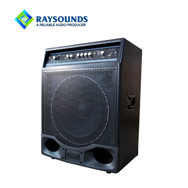 Raysound 15" 200W Stereo Guitar Bass Speaker Audio Set Amplifier Guitar Combo Wood
