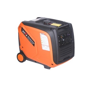 Bison Bs4500ie Inverter <b>Generator</b> 4kw 230v Electric Start Air Cooled <b>Gasoline</b> Engine 50 60Hz With Wheels - Product Image 1