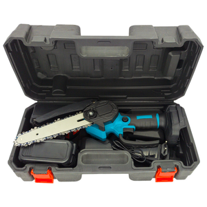 Scie à chaîne électrique portable 21V à batterie lithium, mini-outil industriel de 6 pouces pour bricolage, moteur sans balais, chaîne en acier au manganèse - Product Image 5
