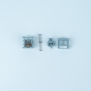 Gateron Smoothie Bạc chuyển đổi đầy đủ POM Chất liệu pre-lubed 45gf 5pin DIY dưới ra RGB khuếch tán cơ khí bàn phím chuyển đổi - Product Image 6