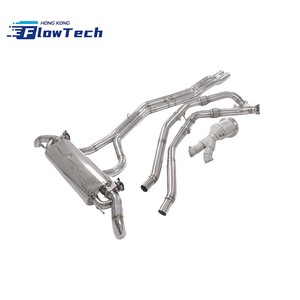 ระบบท่อไอเสียแบบ Catback พร้อมวาล์วปรับเสียง พร้อมท่อ Midpipe และ Muffler สำหรับ Audi SQ5 3.0T - Product Image 2