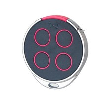 Télécommande de porte de garage portable YET2174, résistante aux chocs, à code d'apprentissage, LED, 433 MHz, 4 boutons, design coloré