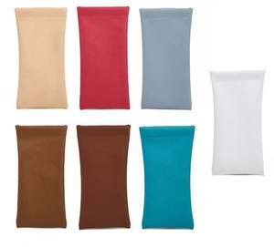 Estuche de Gafas de Sol Personalizado, Portátil, de Cuero PU Gris, con Protección Contra la Humedad, con Logotipo Personalizado, para Regalo - Product Image 1