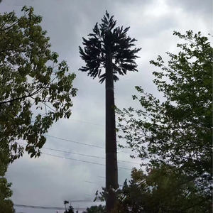 Vendite calde mimetizzato palma torre di telecomunicazione materiale in acciaio 15M-80M altezza immersione calda superficie zincata - Product Image 4