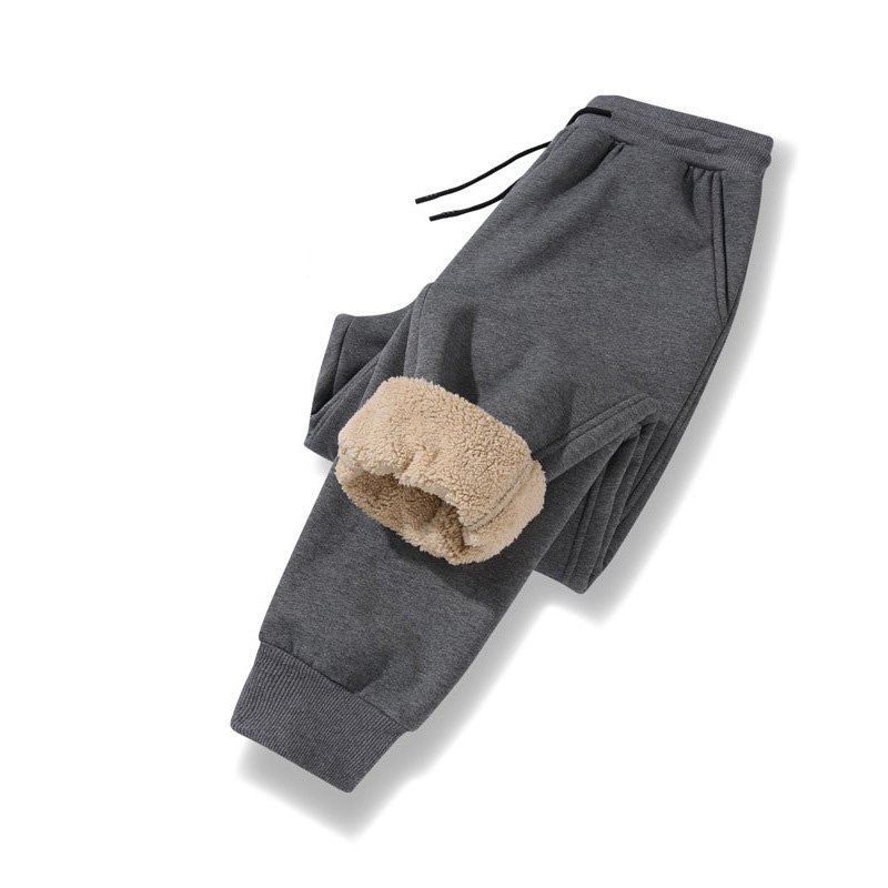 Ribbed leg pants+dark gray