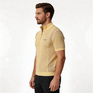 Maillot de football sportif uni en coton tricoté respirant 100% coton 300 grammes - Product Image 4