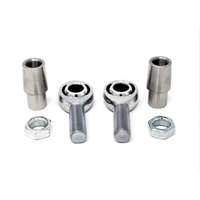 Sepasang Ujung Batang Heim Joint 1/2" Kanan & Kiri, Diameter Luar 1.312", dengan Bung & Mur Pengunci, Baja Chromoly 4130, Berulir Penuh, Tahan Lama