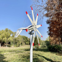Générateur éolien horizontal à 8 pales, 1000w, 24v